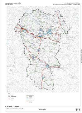 Pregledna situacija javnih cest za katere je določen prečni profil